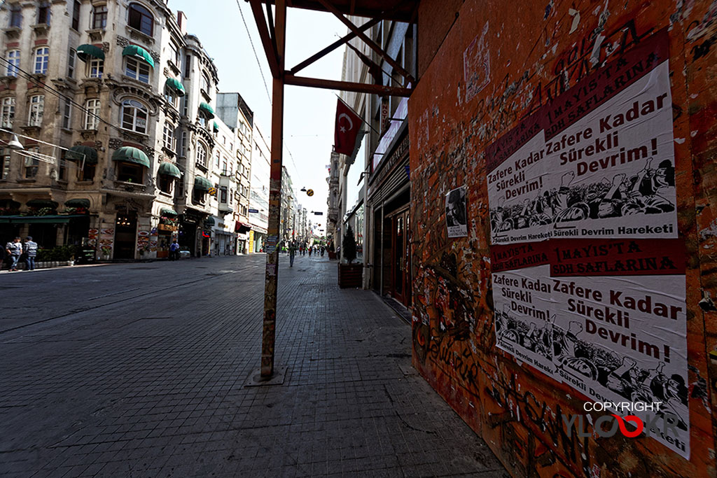 1 Mayıs 2013; Sürekli Devrim Hareketi; İstiklal Caddesi; 1 Mayıs Afişi