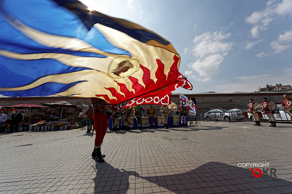 Sbandieratori Sansepolcro, Flag Show, Arezzo, Italia 3