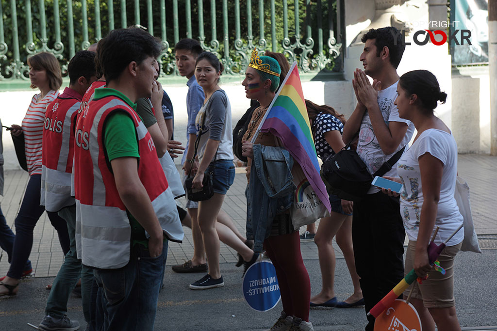 LGBTİ eylem, polis müdahalesi 1