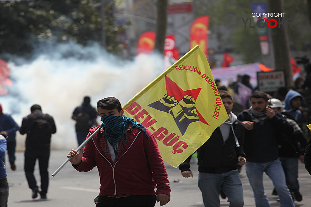 1 Mayıs 2015; İstanbul, Beşiktaş, polis müdahalesi, Dev-Güç