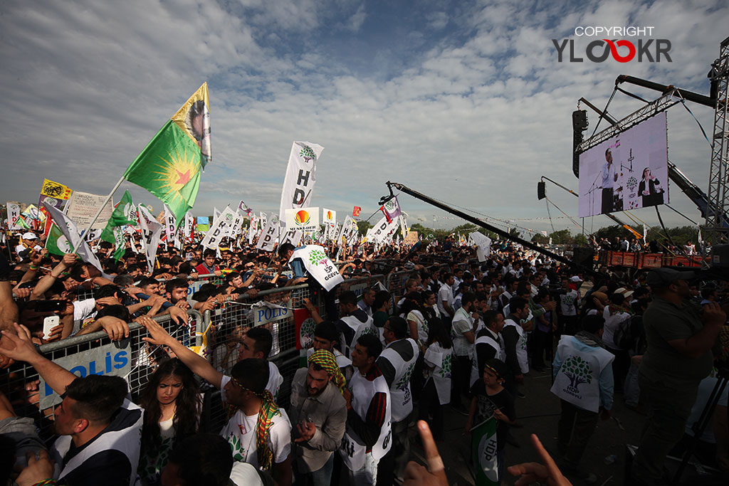 HDP; Büyük İnsanlık Mitingi; İstanbul; Zeytinburnu; Kazlıçeşme