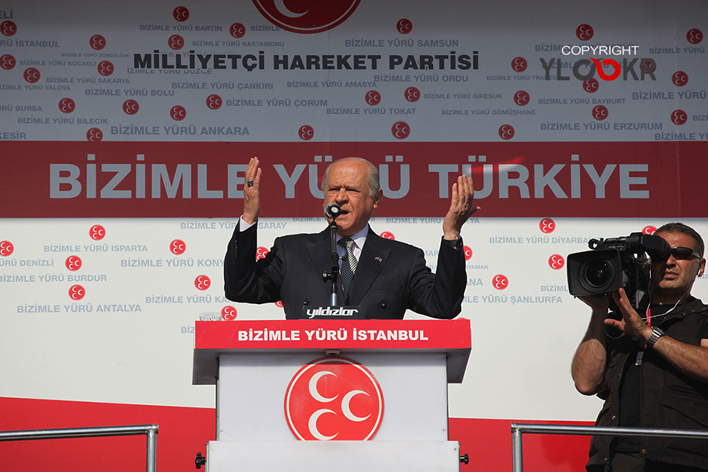 MHP İstanbul Mitingi; Devlet Bahçeli 1