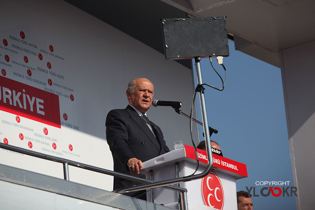 MHP İstanbul Mitingi; Devlet Bahçeli 3