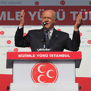 MHP Miting; Devlet Bahçeli