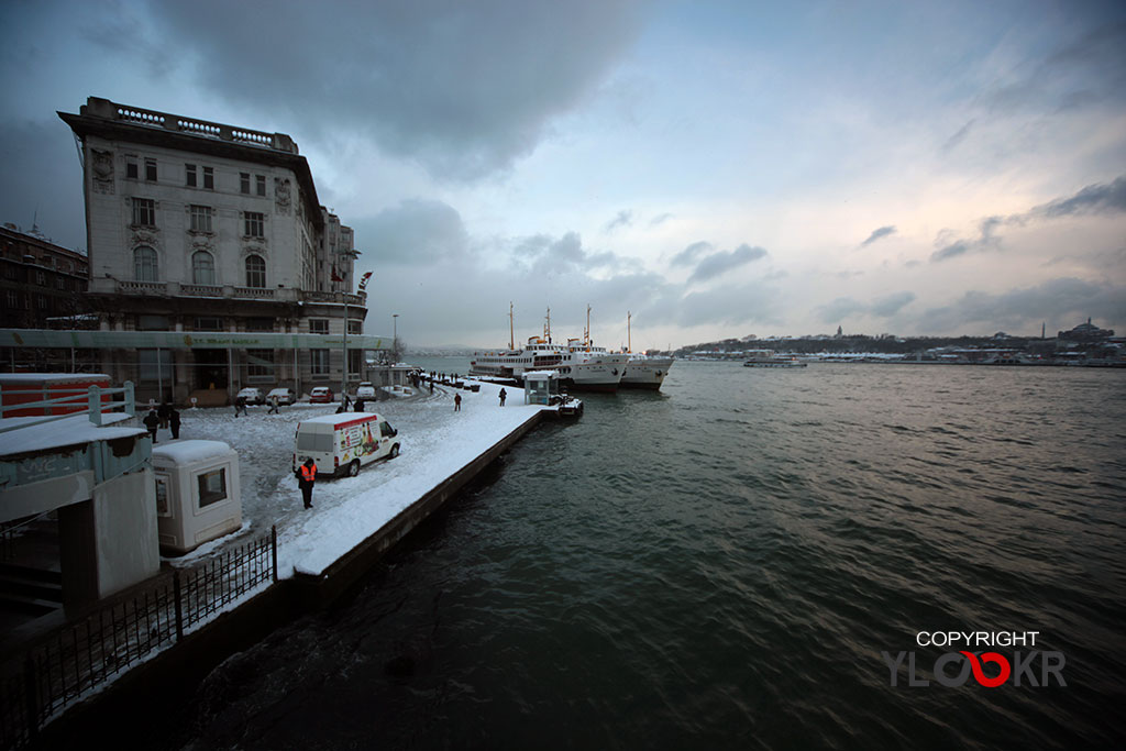 Karaköy Vapur İskelesi, Kar, Kış 2