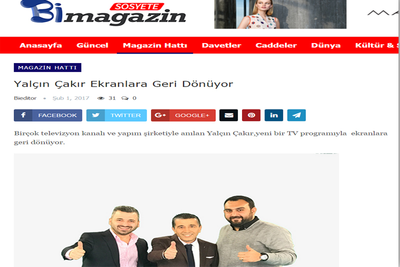 Ego Grup Medya; Kadir GÜLNAHAR; A. Doğan Bircan