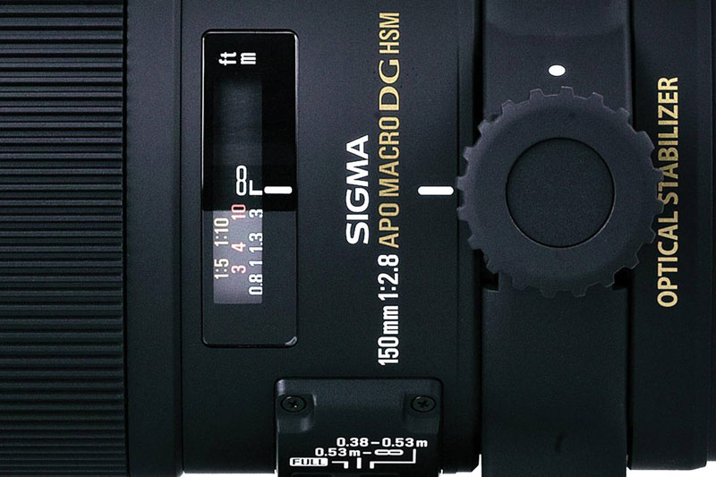 Sigma 150mm f / 2.8 EX DG OS HSM APO Macro 2