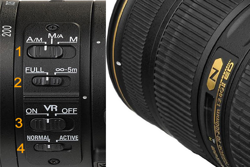 Nikon 70-200mm f2.8G ED VR II