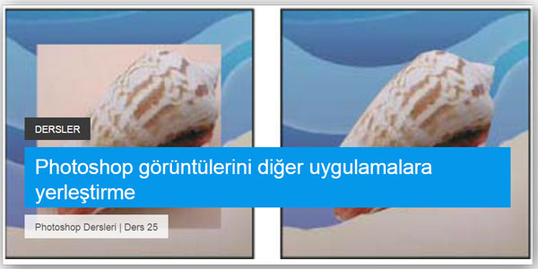 Fotoğraf Dersleri; Photoshop Dersleri 15
